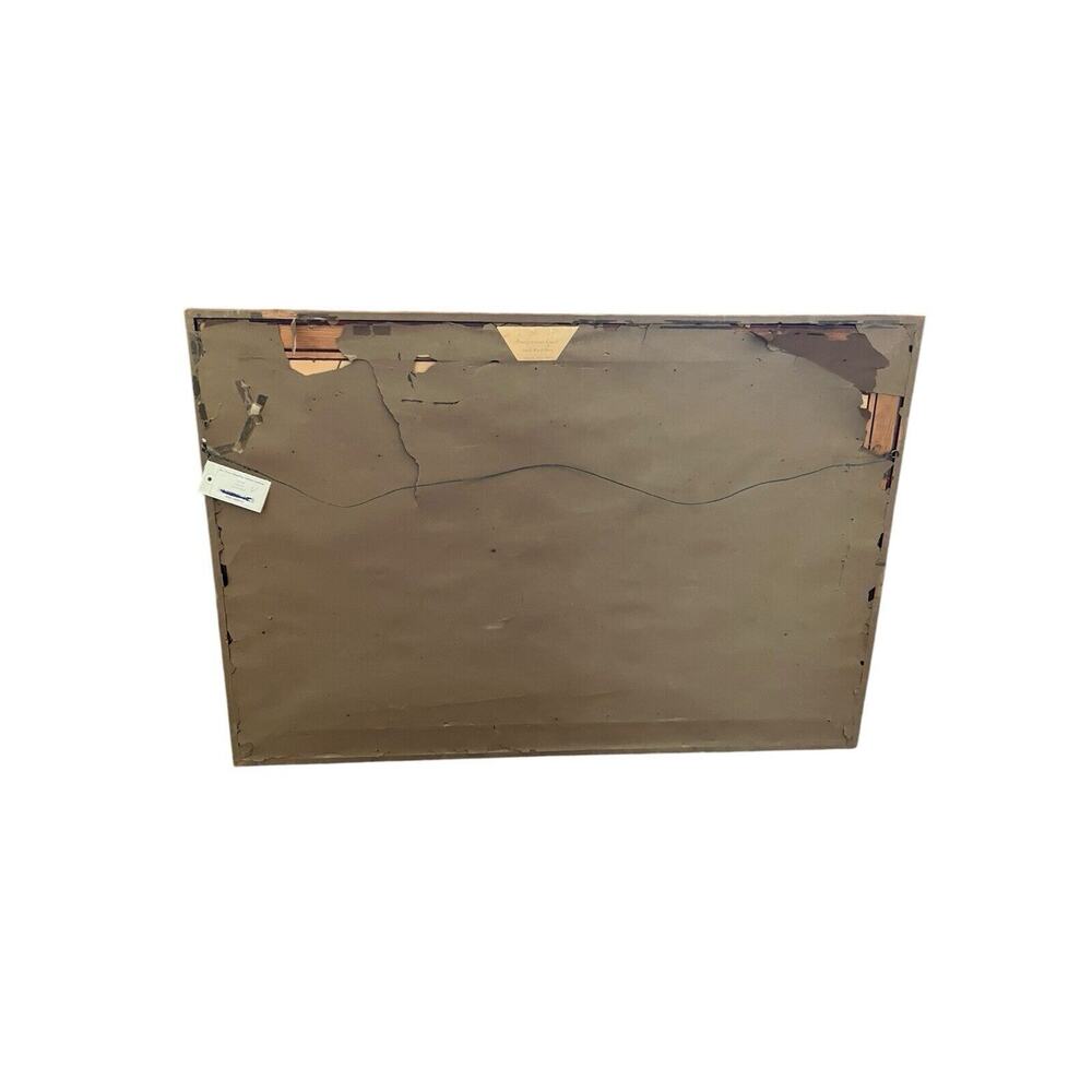 Vintage 1950s Perry’s The Pemigewasset Coach 1899 Painted Print 28" x 41" x 2" - Picture 4 of 9